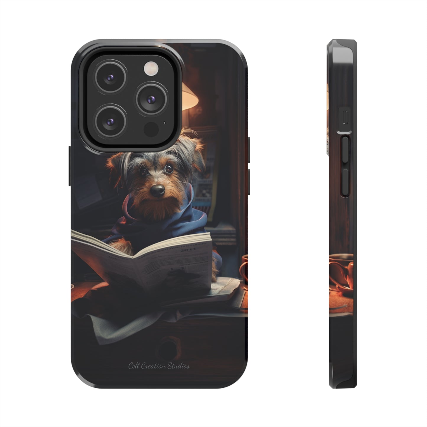 Introducing the "Canine Chronicle" Cell Phone Case – Where Tail-Wagging Tales Unfold! -Tough Phone Cases