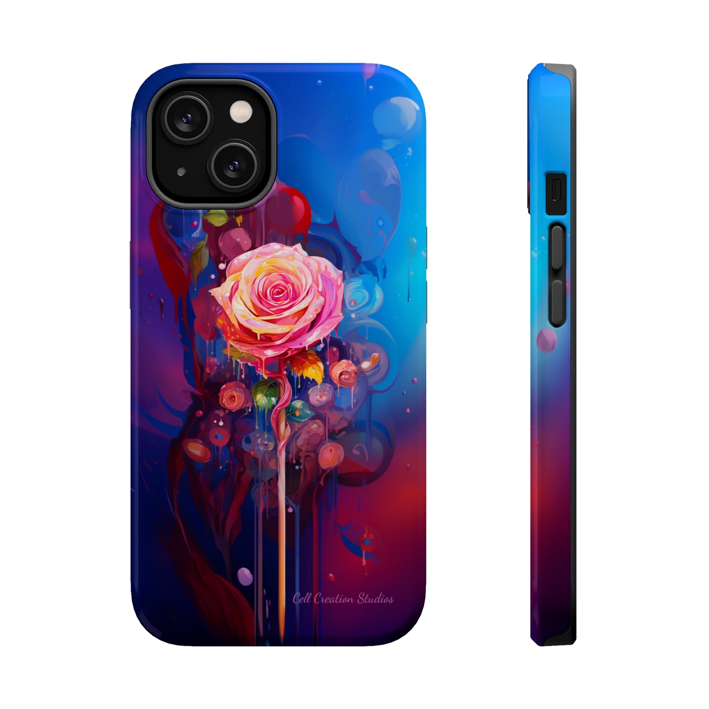 "Dreamy Rose Bloom Fantasy" -MagSafe Tough iPhone Cases