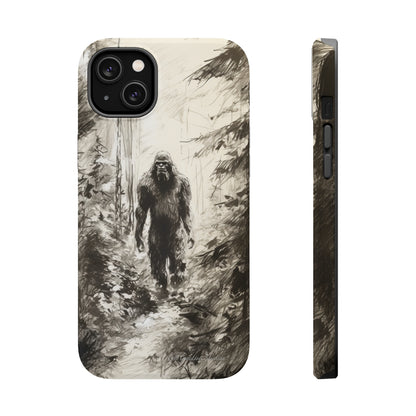 "Bigfoot in the Wilderness" Cell Phone Case – Encounter Bigfoot's Mystery -MagSafe Tough Cases