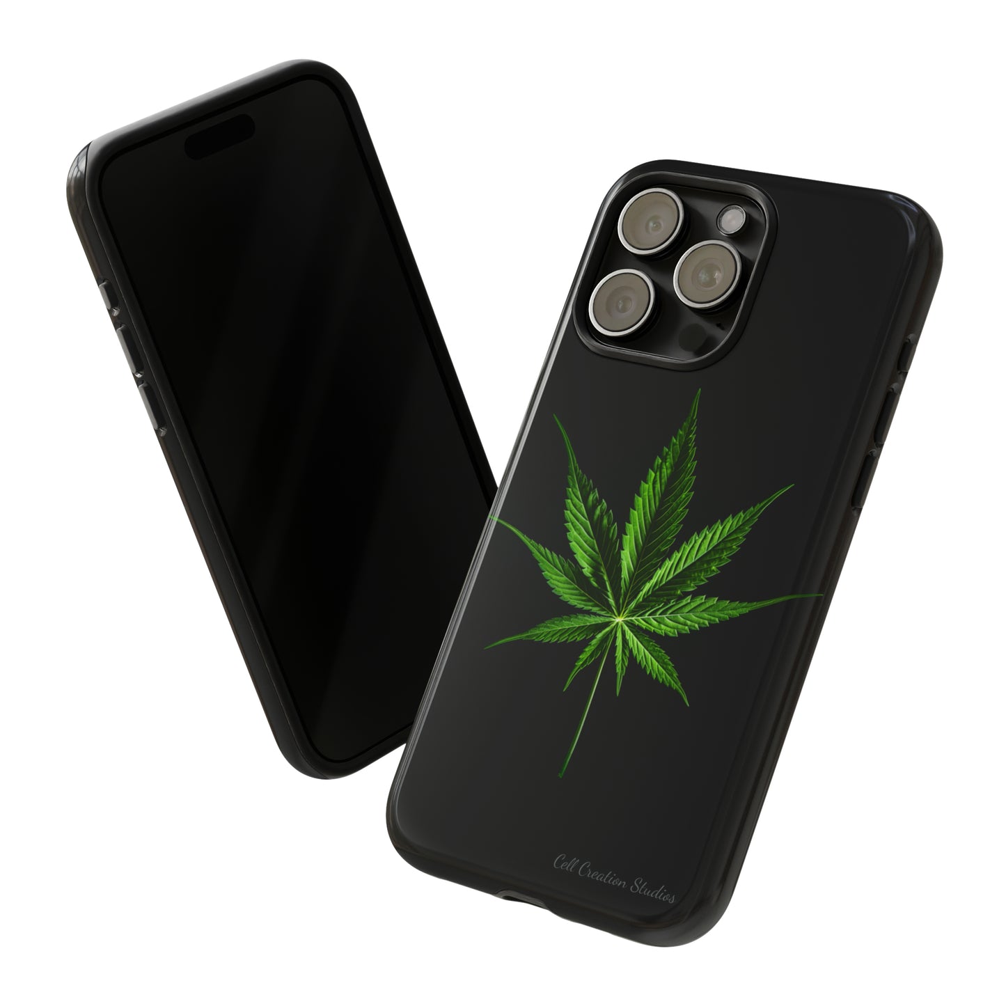 "Cannabis Chic" Marijuana Leaf Phone Case -Tough Cases