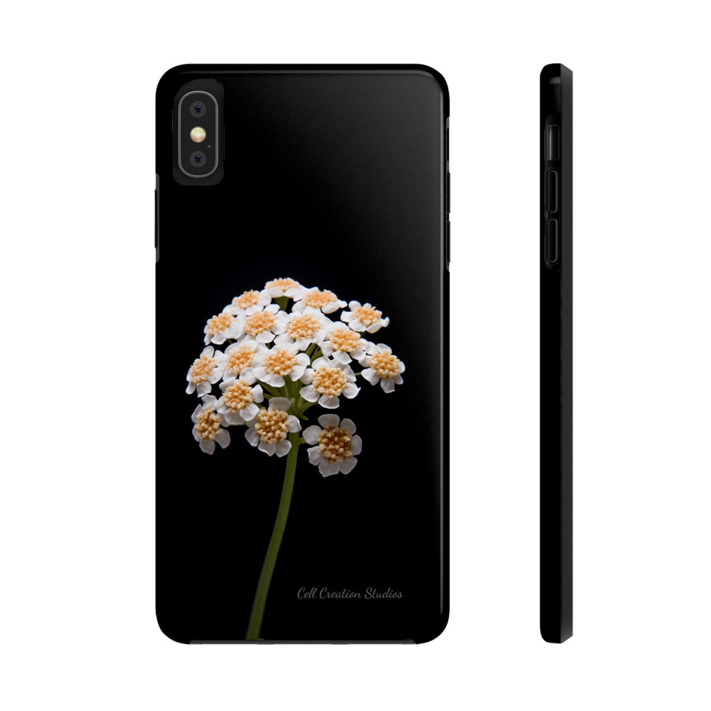 "Elegant Yarrow Bloom" Phone Case -Tough Phone Cases