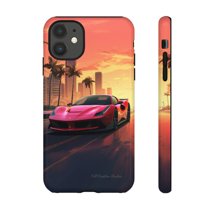 "Sunset Boulevard Ferrari Edition" -Tough iPhone Cases