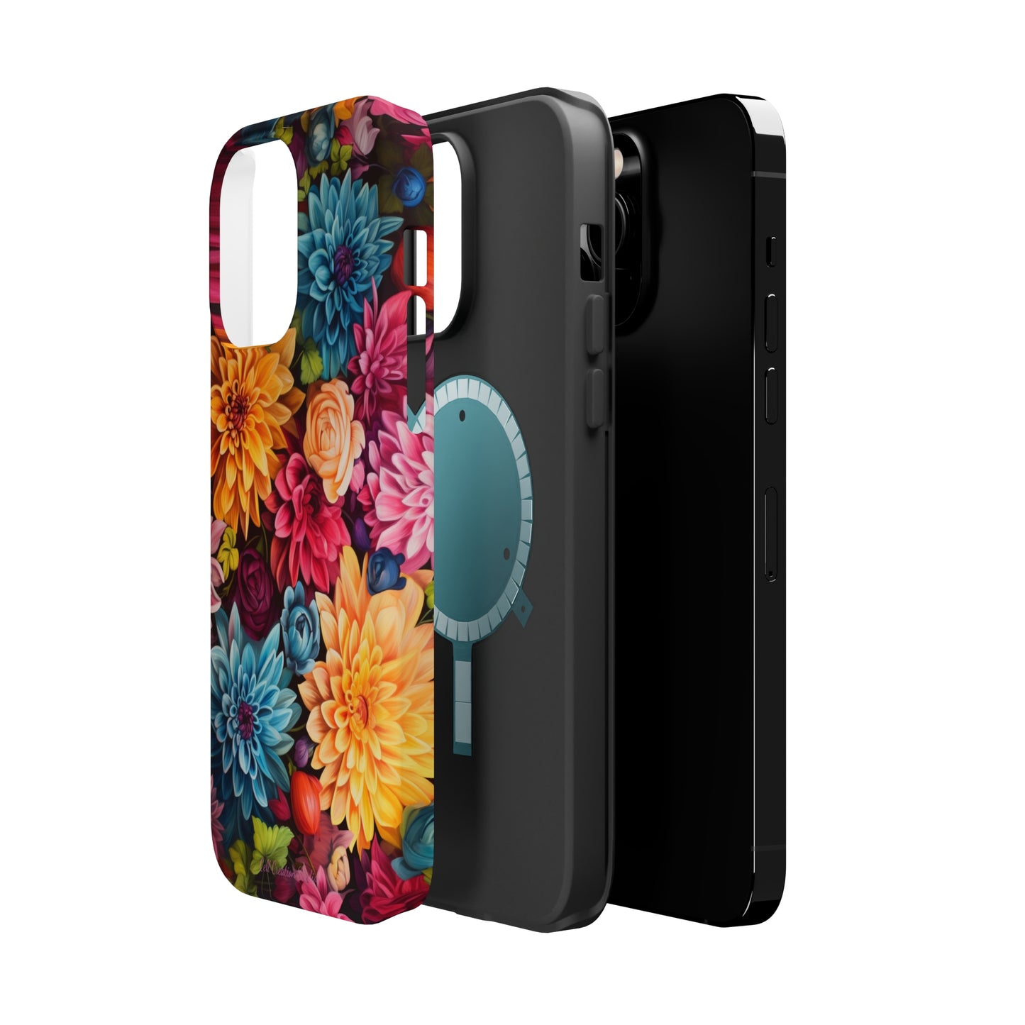 Introducing the "Floral Harmony" Cell Phone Case – Elevate Your Style with Nature's Grace -MagSafe Tough Cases