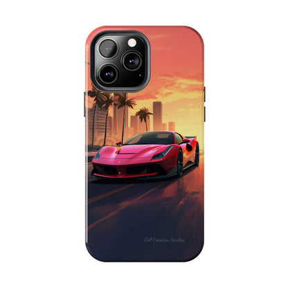 "Sunset Boulevard Ferrari Edition" -Tough iPhone Cases