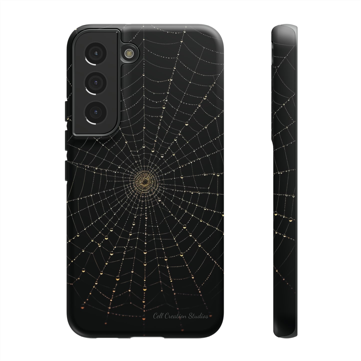 "Silken Noir Guardian" -Tough Samsung Phone Cases