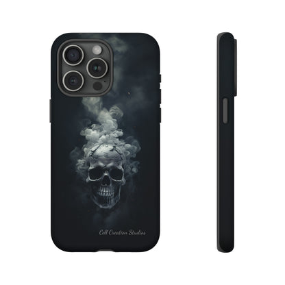 "Ethereal Skull Noir" -Tough iPhone Cases