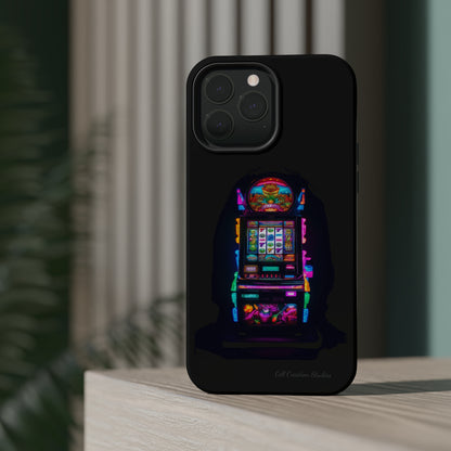 Introducing the "Vibrant Slot Frenzy" Cell Phone Case – Experience the Thrill of Colors and Luck -MagSafe Tough Cases