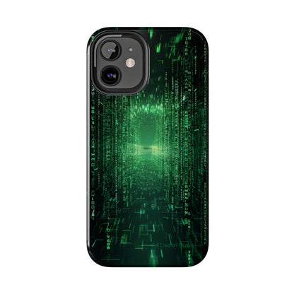 Introducing our "Digital Code Stream" Cell Phone Case – where style meets technology for your device's protection -Tough Phone Cases