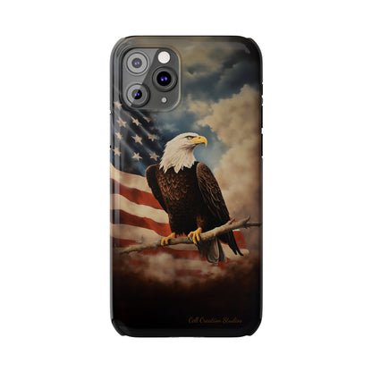 Introducing the "Eagle's Majesty" Cell Phone Case – Soar with American Pride -Slim Phone Cases