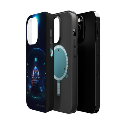 The "Cosmic Cruising Bored Alien" Phone Case -MagSafe Tough Cases