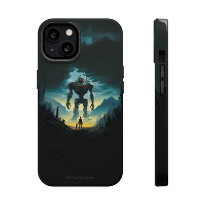 Introducing the "Rising Titan" Cell Phone Case – Witness the Astonishing Emergence of a Giant Robot! -MagSafe Tough Cases