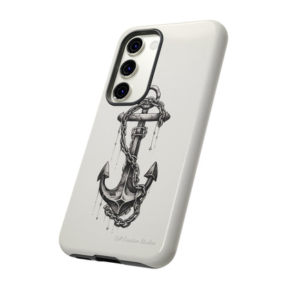 "Nautical Elegance Anchor" -Tough Samsung Phone Cases