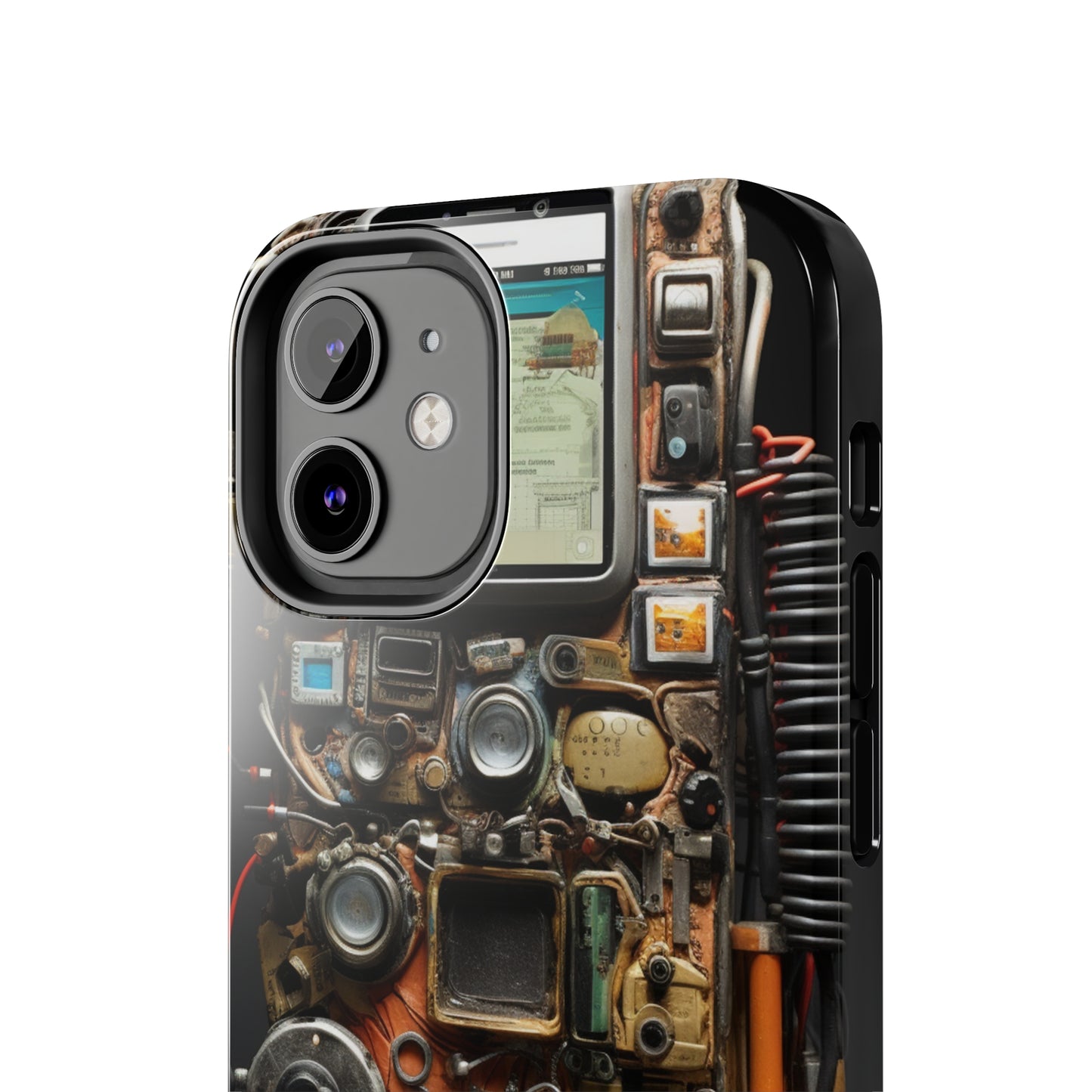 Introducing the "Tech Insight" Cell Phone Case – Explore Inner Workings with Transparent Design -Tough Phone Cases