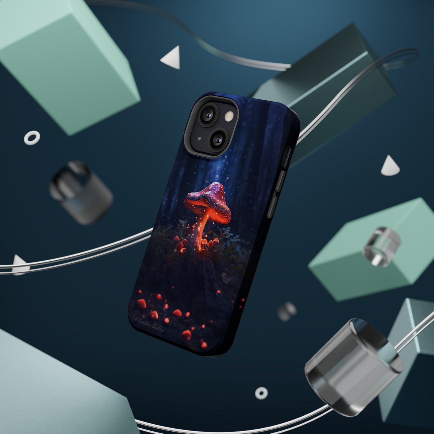 Introducing the "Enchanted Magic Mushroom" Cell Phone Case – Unveil the Mystical Realm -MagSafe Tough Cases