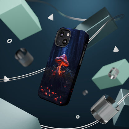 Introducing the "Enchanted Magic Mushroom" Cell Phone Case – Unveil the Mystical Realm -MagSafe Tough Cases