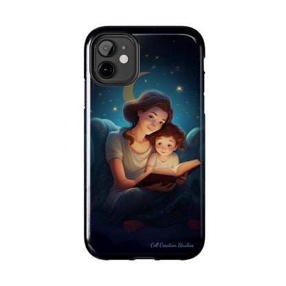 Introducing the "Bedtime Story Bliss" Cell Phone Case – Cherish Heartwarming Moments with Every Glance -Tough Phone Cases