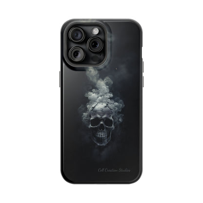 "Ethereal Skull Noir" -MagSafe Tough iPhone Cases