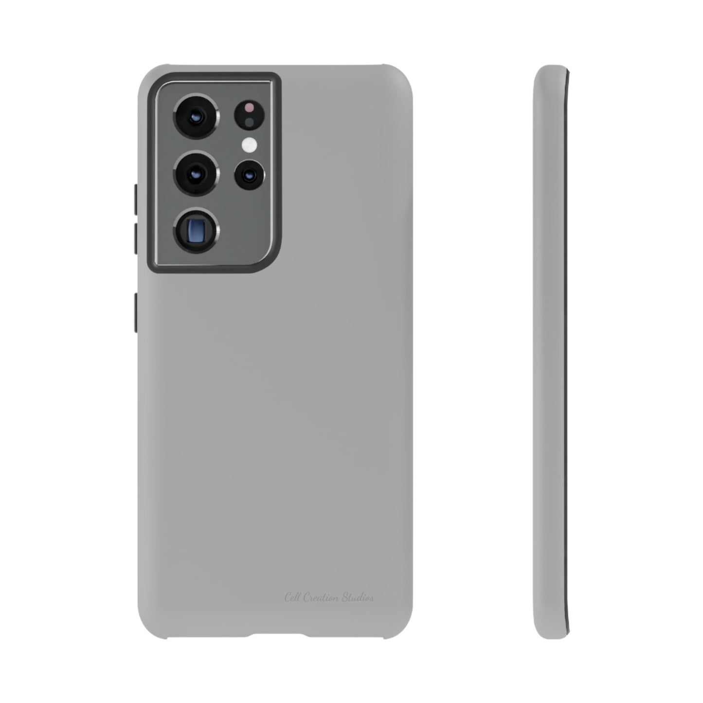 "Sleek Silver Essence" -Tough Samsung Phone Cases