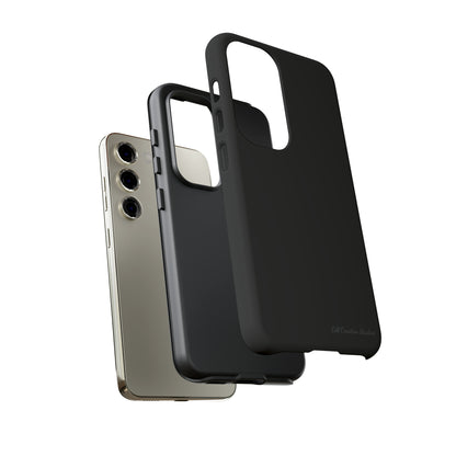 "Stealth Black Defender" -Tough Samsung Phone Cases