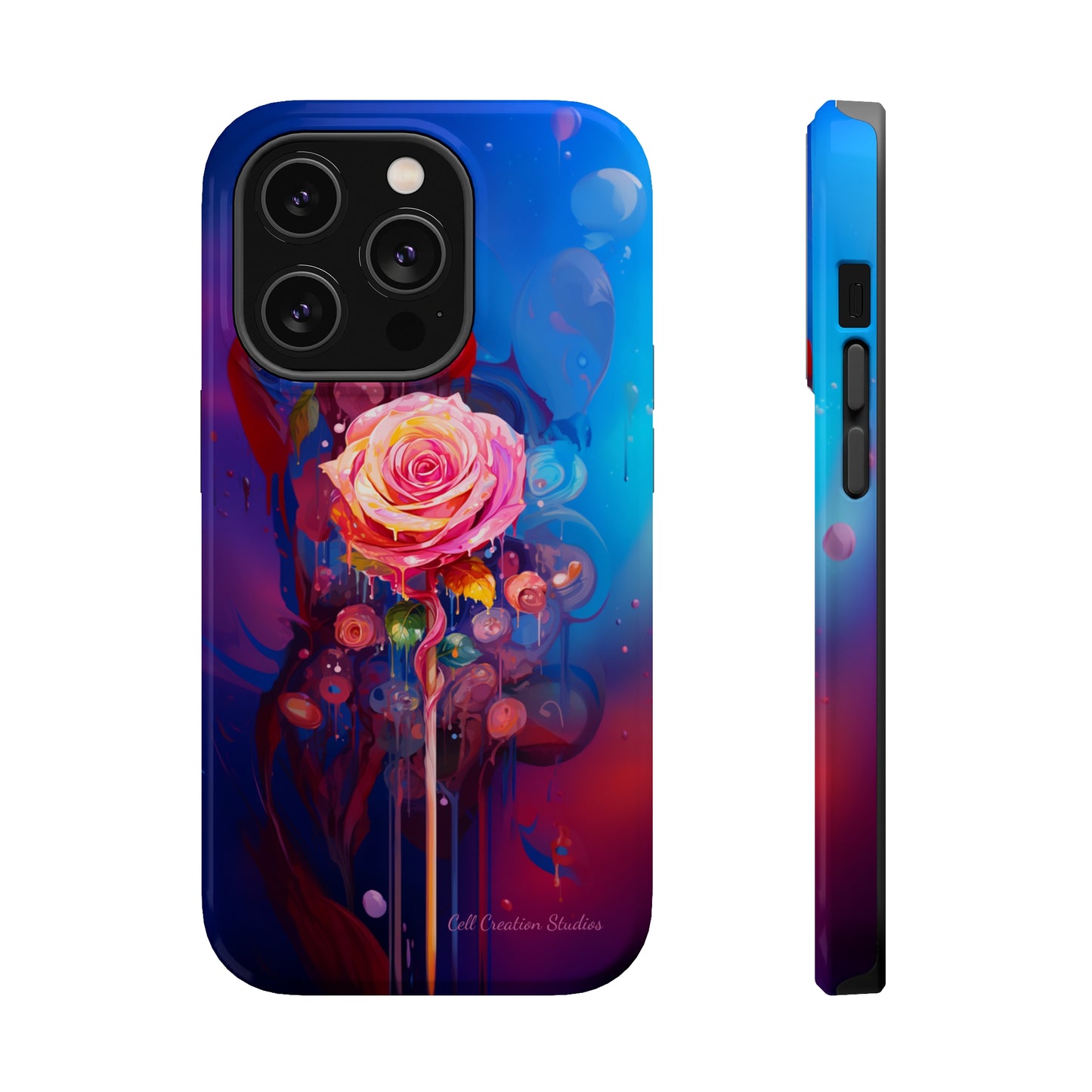 "Dreamy Rose Bloom Fantasy" -MagSafe Tough iPhone Cases