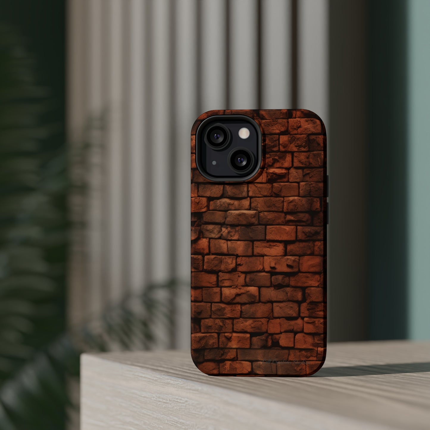 Introducing our "Urban Brick Wall" Cell Phone Case – the perfect blend of urban style and device protection -MagSafe Tough Cases