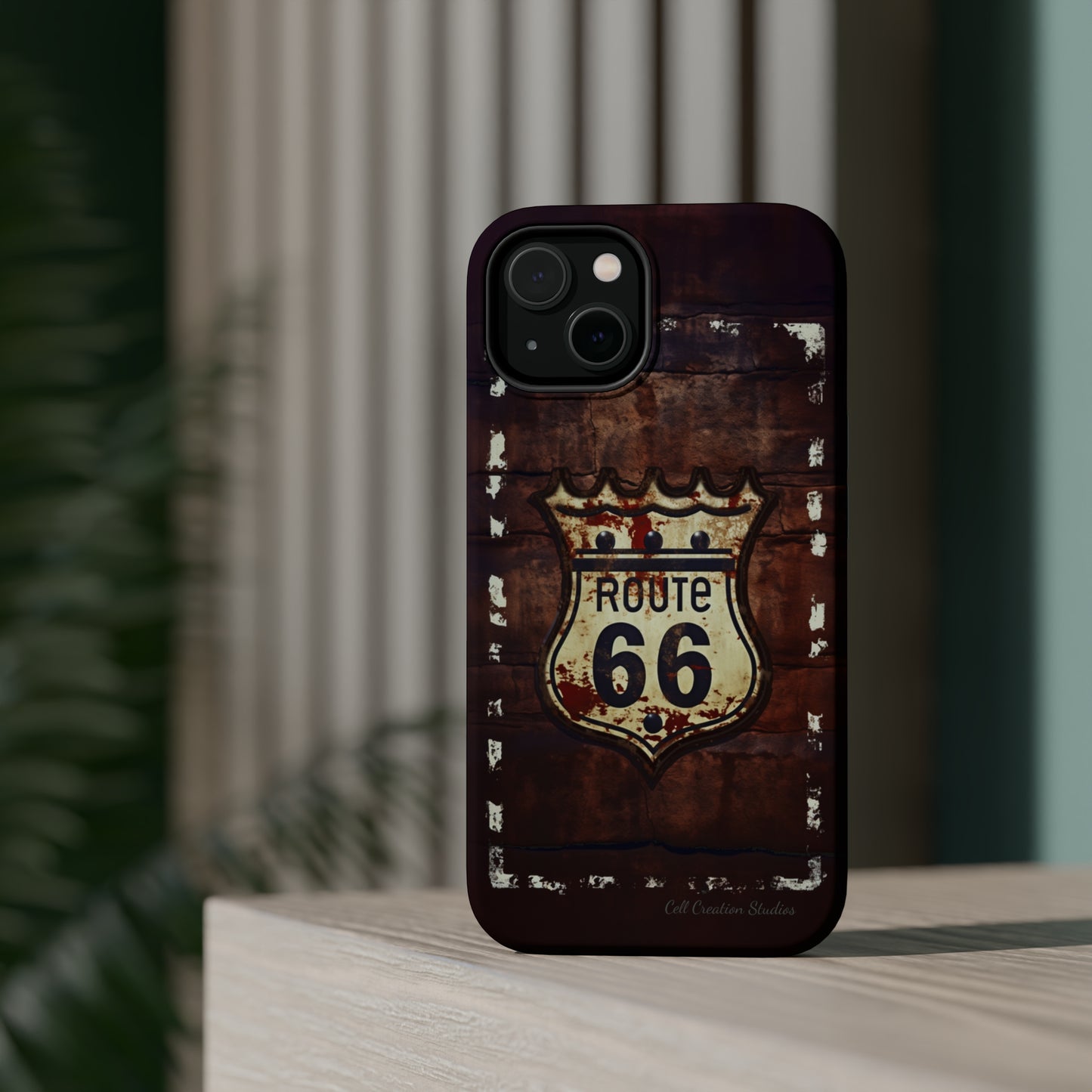 "Retro Route 66" Phone Case -MagSafe Tough Cases