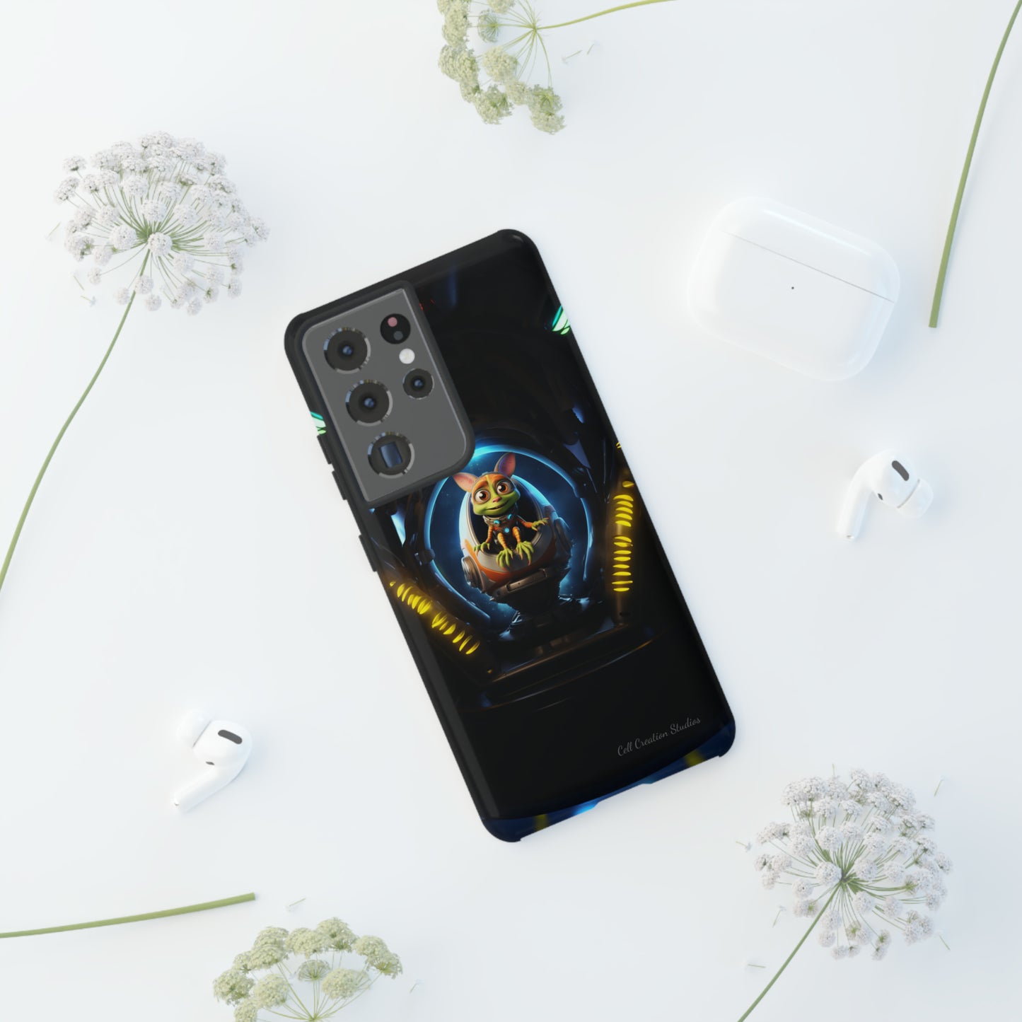 The "Galactic Explorer Alien Spaceship" Phone Case -Tough Cases