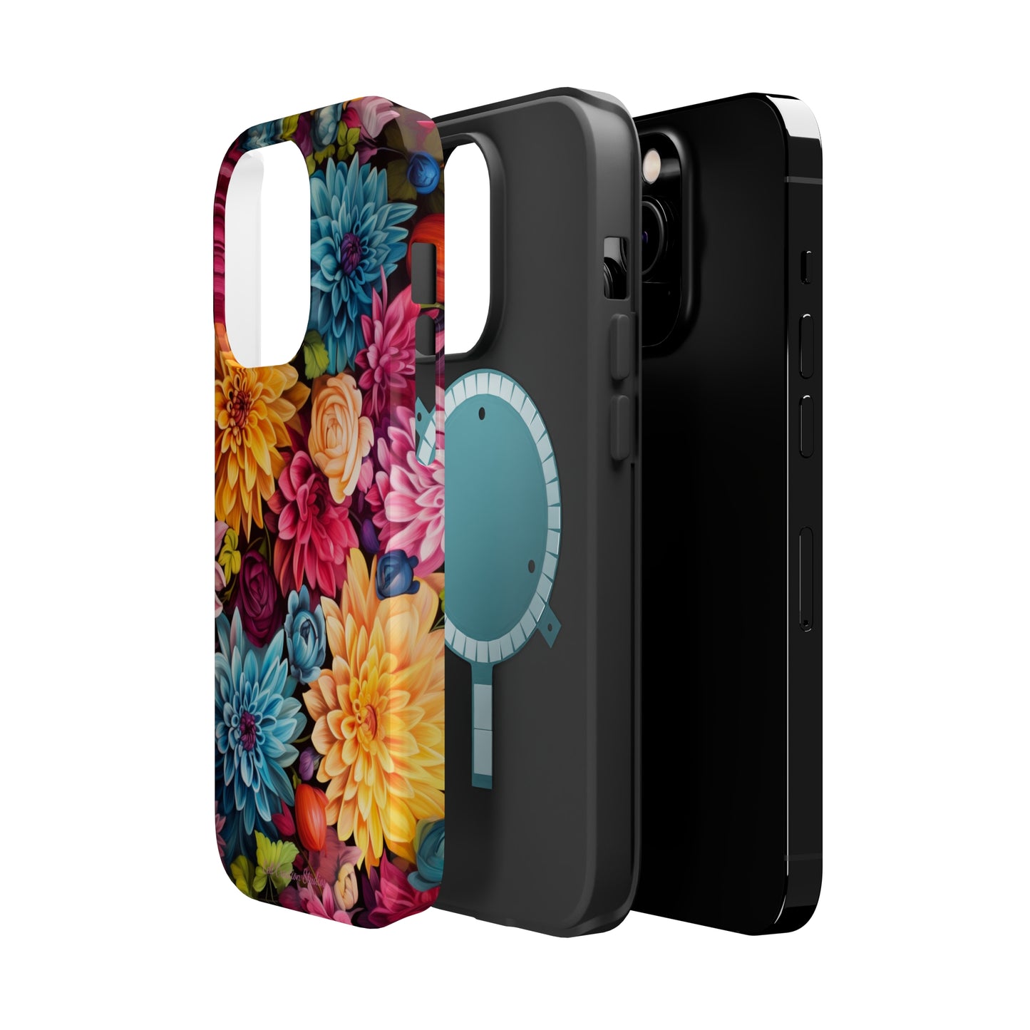 Introducing the "Floral Harmony" Cell Phone Case – Elevate Your Style with Nature's Grace -MagSafe Tough Cases