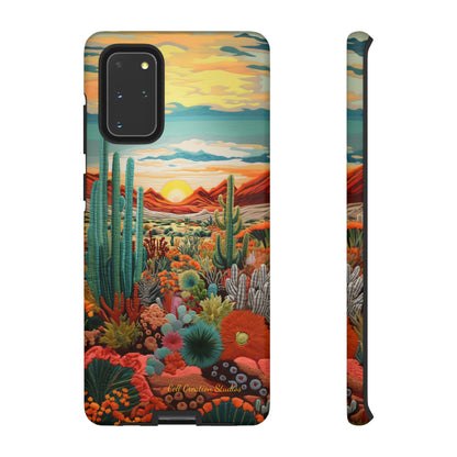 "Desert Bloom Embroidery" -Tough Samsung Cases