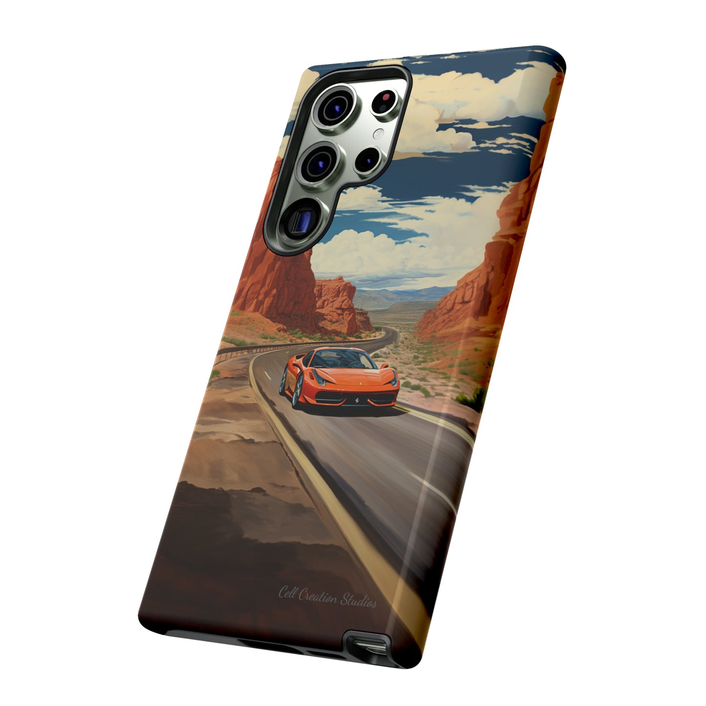 "Desert Racer Ferrari Edition" -Tough Samsung Phone Cases