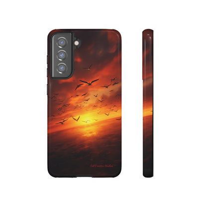 Introducing the "Sunset Soar" Cell Phone Case – Embrace Freedom and Beauty -Tough Cases