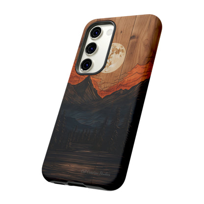 "Elevate Your Style with the Mountain Moonlight Phone Case" -Tough Cases