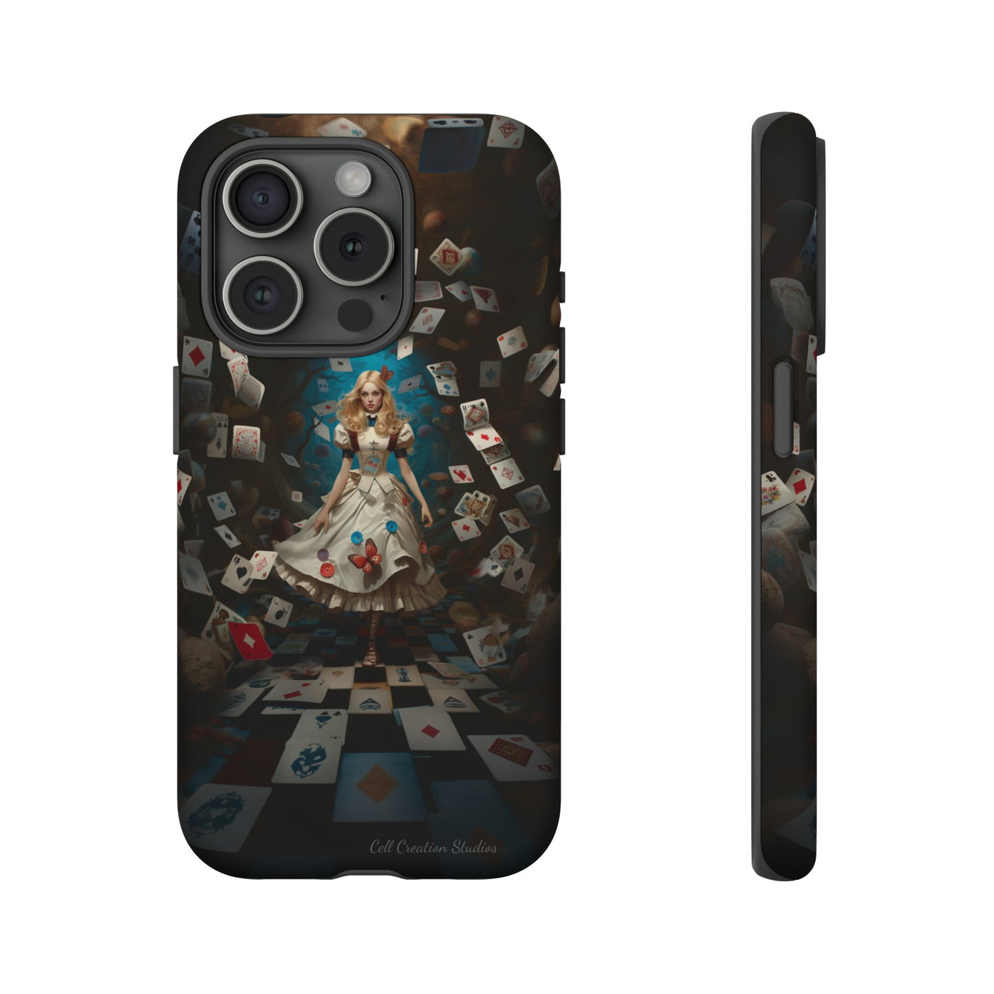 Introducing the "Alice in Wonderland" Cell Phone Case – A Journey Through Imagination -Tough Cases