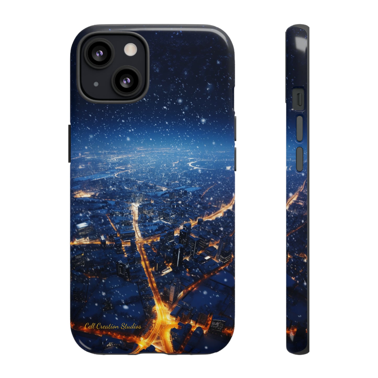 "Urban Snowfall Glow" -Tough iPhone Cases