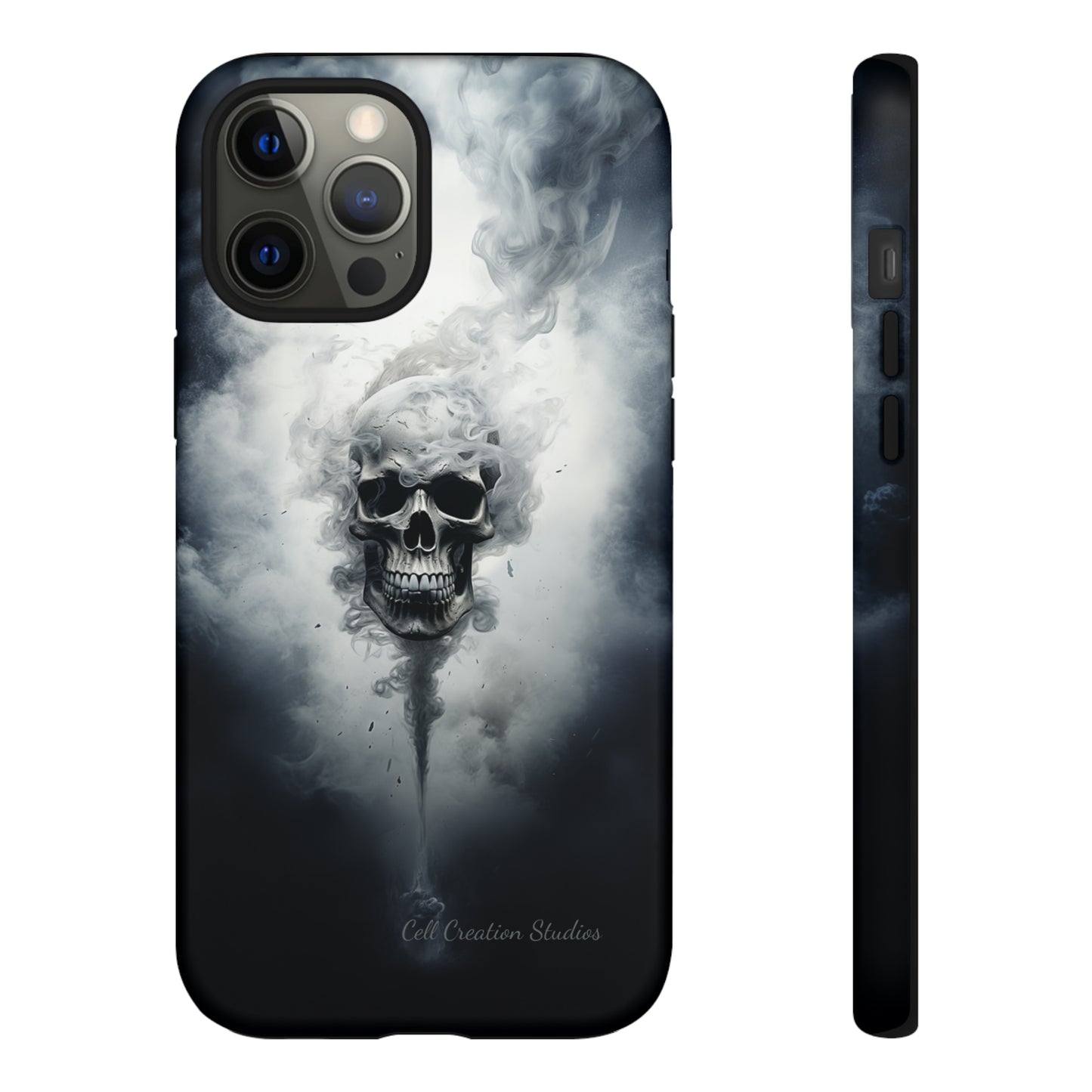 "Mystic Smoke Skull" -Tough iPhone Cases