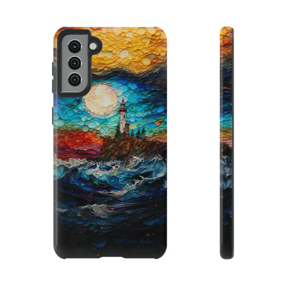 "Coastal Canvas Guardian" -Tough Samsung Phone Cases