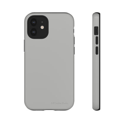 "Sleek Silver Essence" -Tough iPhone Cases