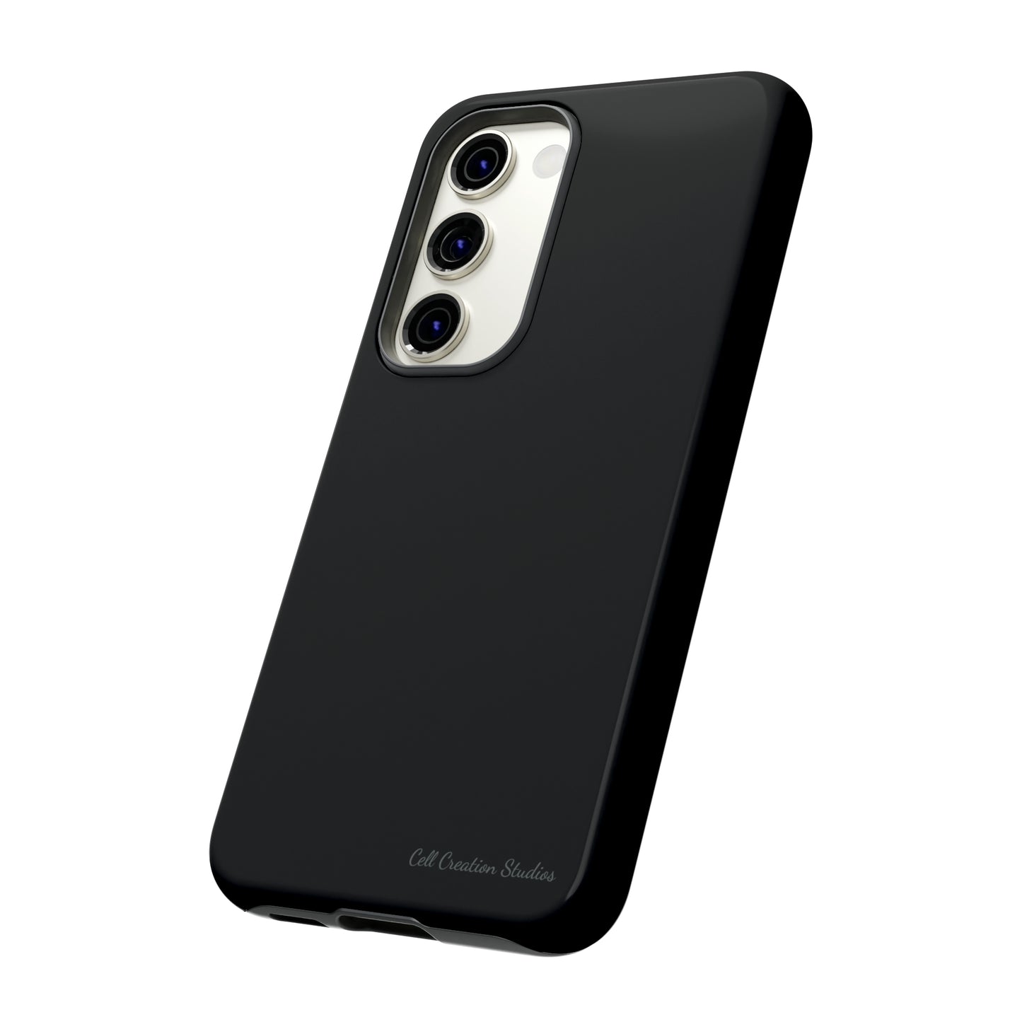 "Stealth Black Defender" -Tough Samsung Phone Cases