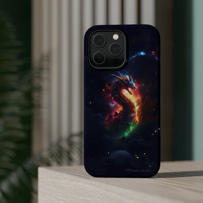 "Cosmic Dragon Unleashed" -MagSafe Tough iPhone Cases