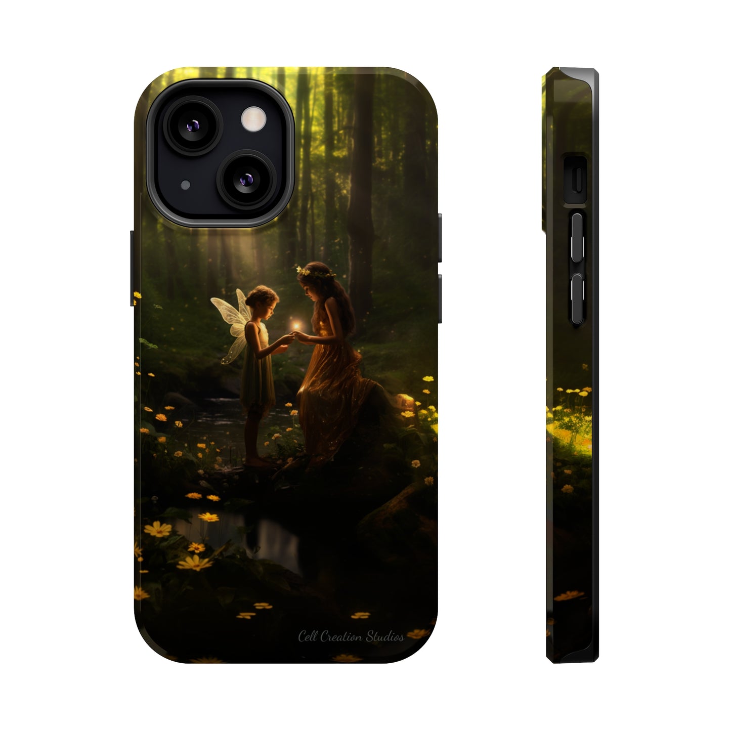 Introducing the "Forest Fairy of Kindness" Cell Phone Case – Where Magic Meets Compassion -MagSafe Tough Cases