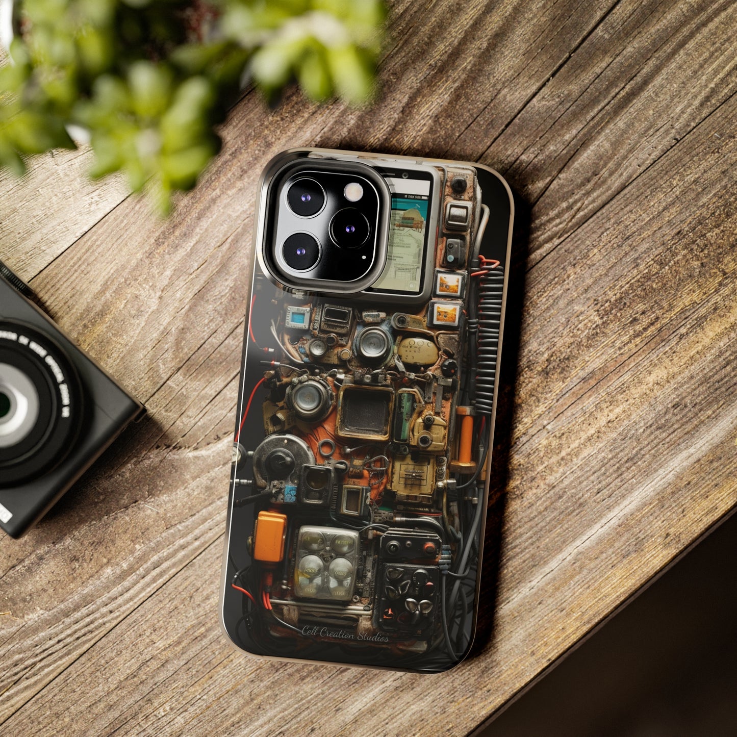 Introducing the "Tech Insight" Cell Phone Case – Explore Inner Workings with Transparent Design -Tough Phone Cases