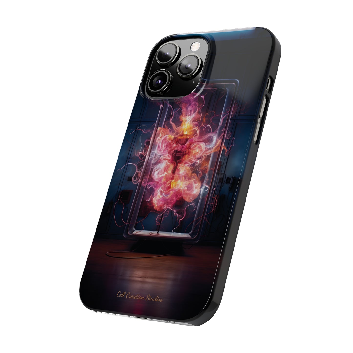 Introducing the "Ethereal Ember" Cell Phone Case – Capturing the Essence of Mystery -Slim Phone Cases