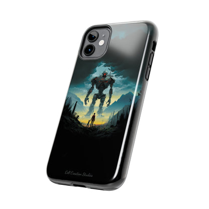 Introducing the "Rising Titan" Cell Phone Case – Witness the Astonishing Emergence of a Giant Robot! -Tough Phone Cases