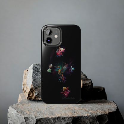 Introducing the "Floral Harmony Hummingbird" Cell Phone Case – Where Elegance Meets Nature -Tough Phone Cases