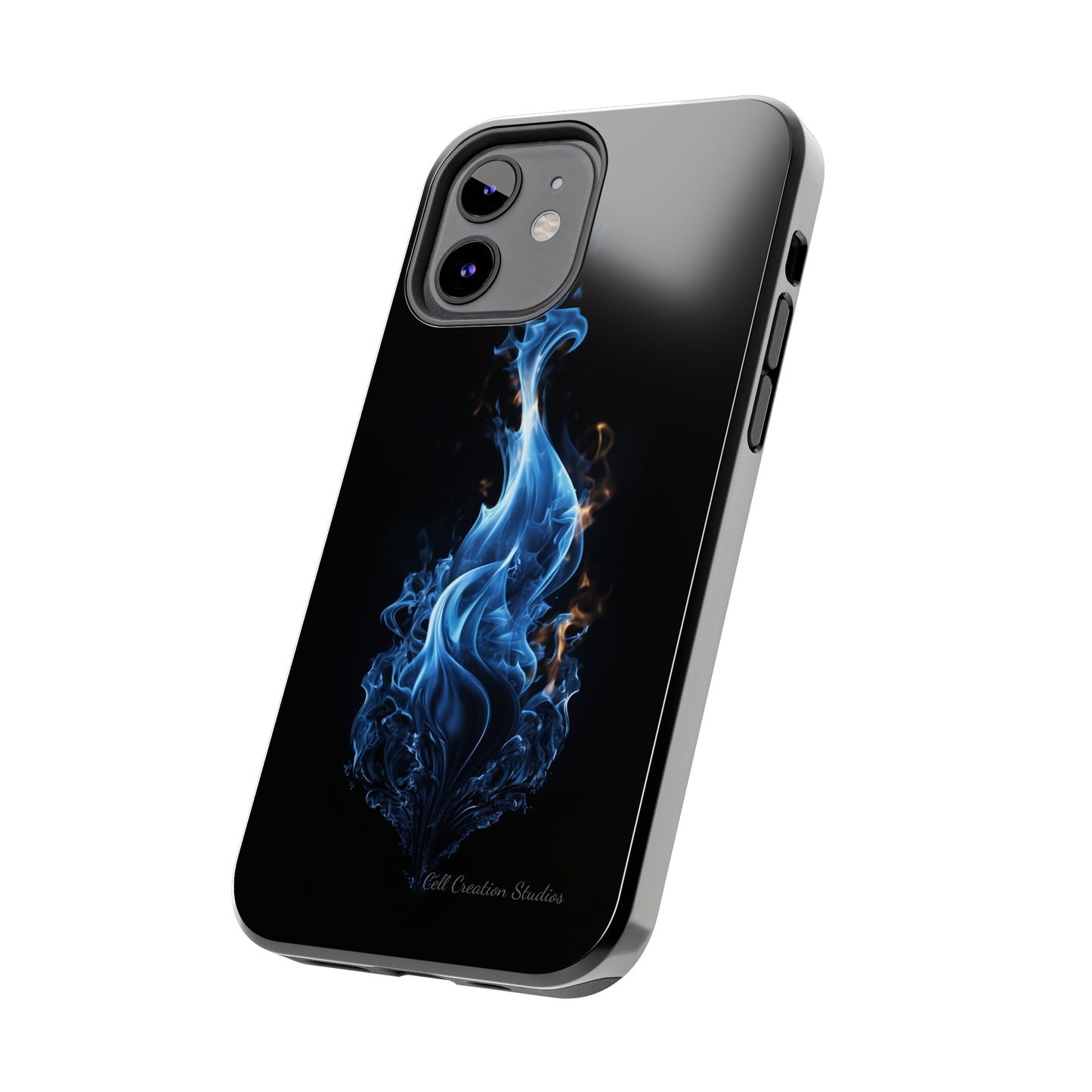 "Blue Flame" Phone Case: Ignite Your Style with Fiery Elegance -Tough Phone Cases