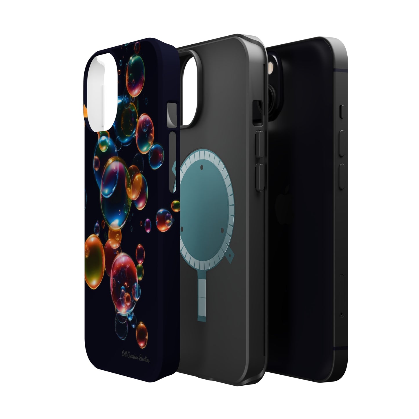 Elevate Your Phone's Aesthetic with our "BubbleBurst" Cell Phone Case -MagSafe Tough Cases