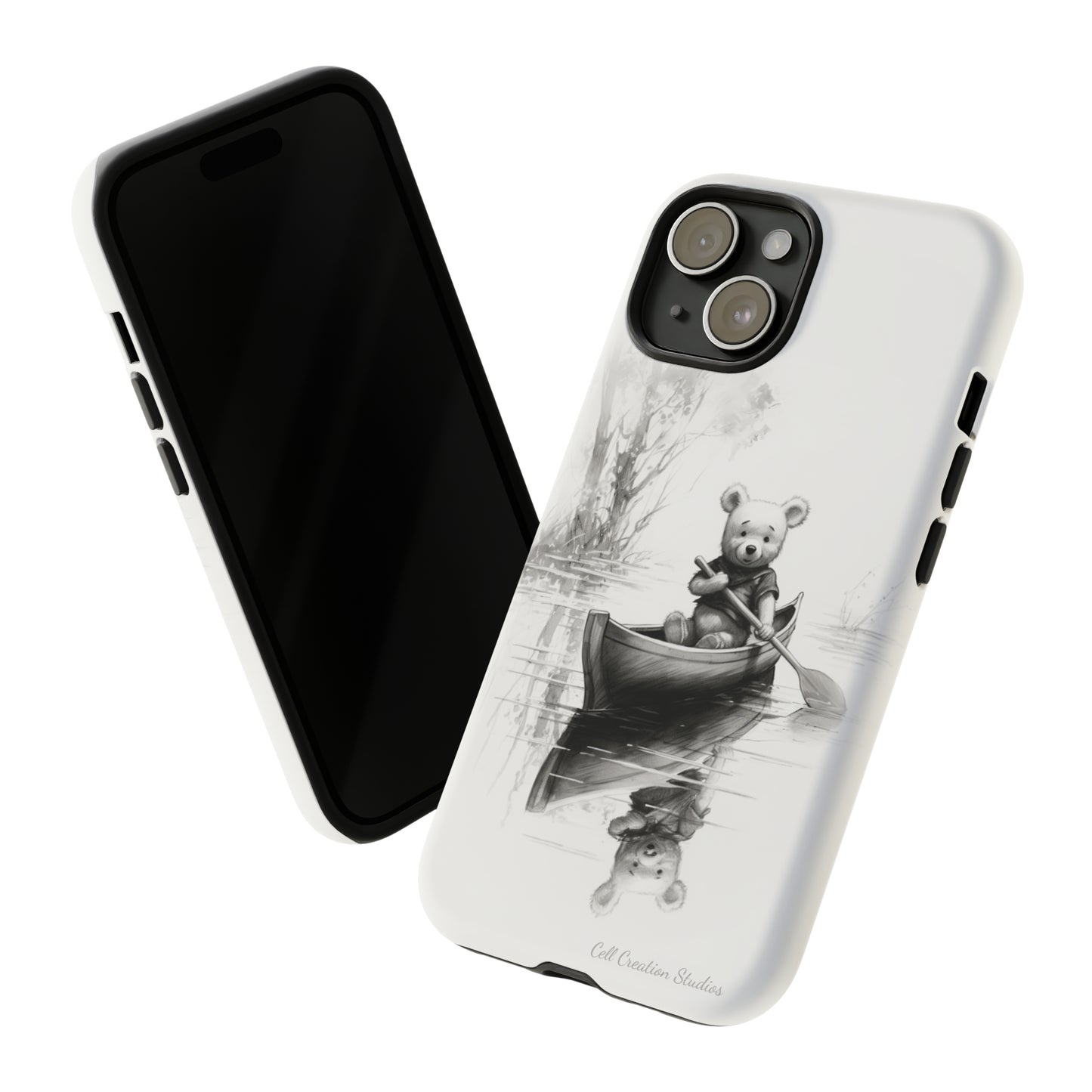 "Winnie-the-Pooh Rowing" Phone Case -Tough Cases