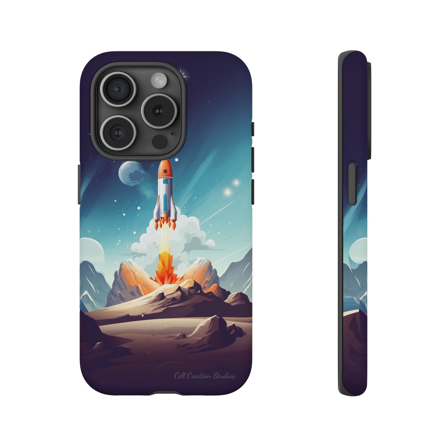 Introducing our "Galactic Odyssey" Cell Phone Case – Launch Your Device into Adventure -Tough Cases