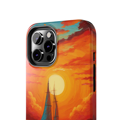 "Sailboat Sunset" -Tough iPhone Cases