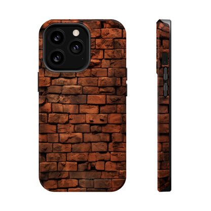 Introducing our "Urban Brick Wall" Cell Phone Case – the perfect blend of urban style and device protection -MagSafe Tough Cases